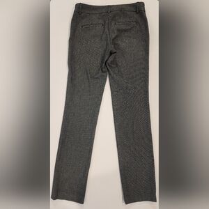 Express Columnist Dress Pants, Black & White Textured, Women's 00R, 30" Inseam